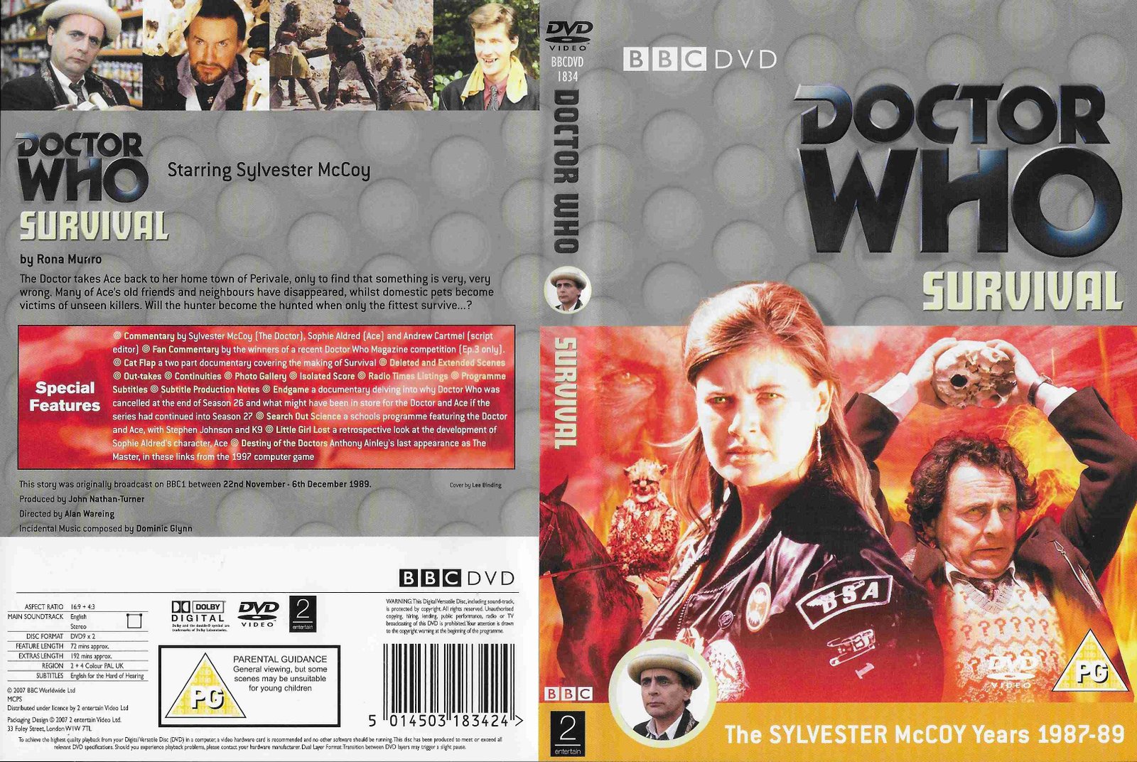 Back cover of BBCDVD 1834